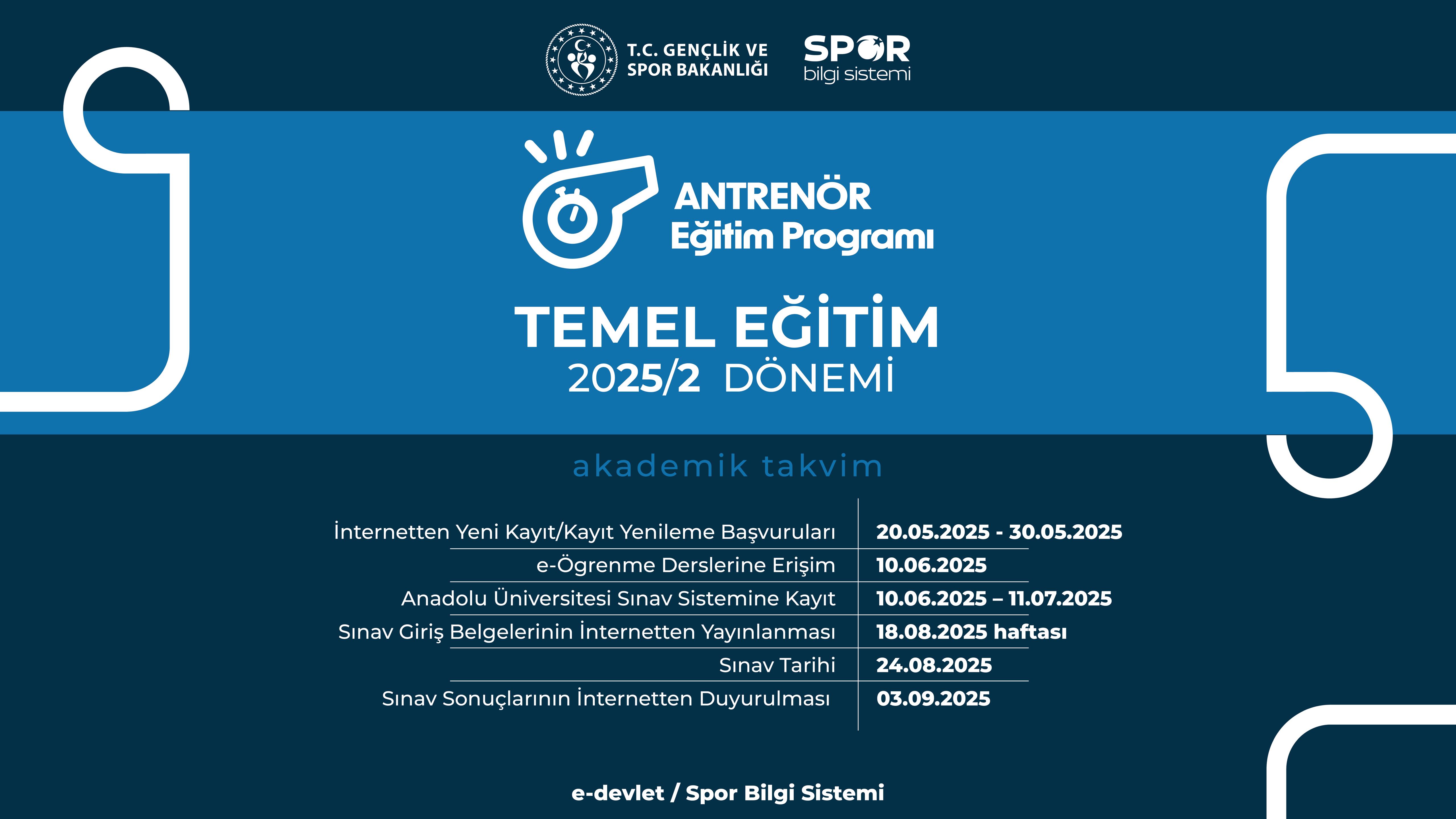 ANTRENÖR TEMEL EĞİTİM SINAVI